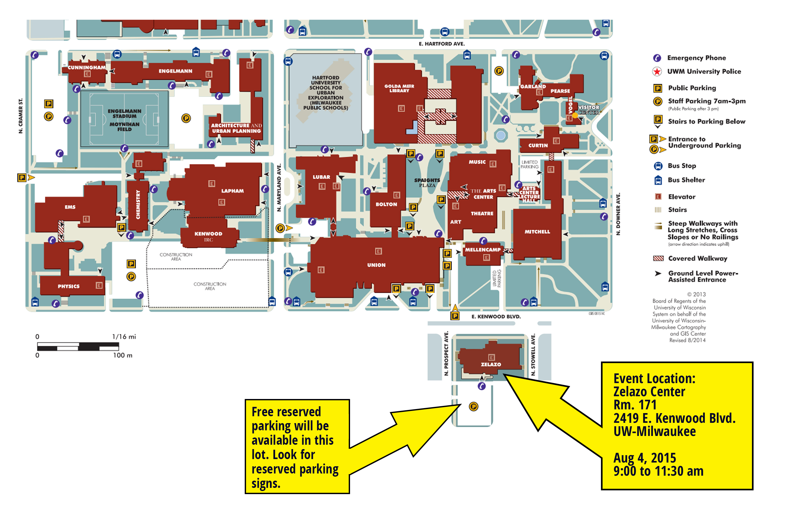 Uw Milwaukee Campus Map Wisconsin Historic Landscape Project