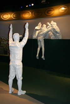 Lambo Leap display at Packer Hall of Fame