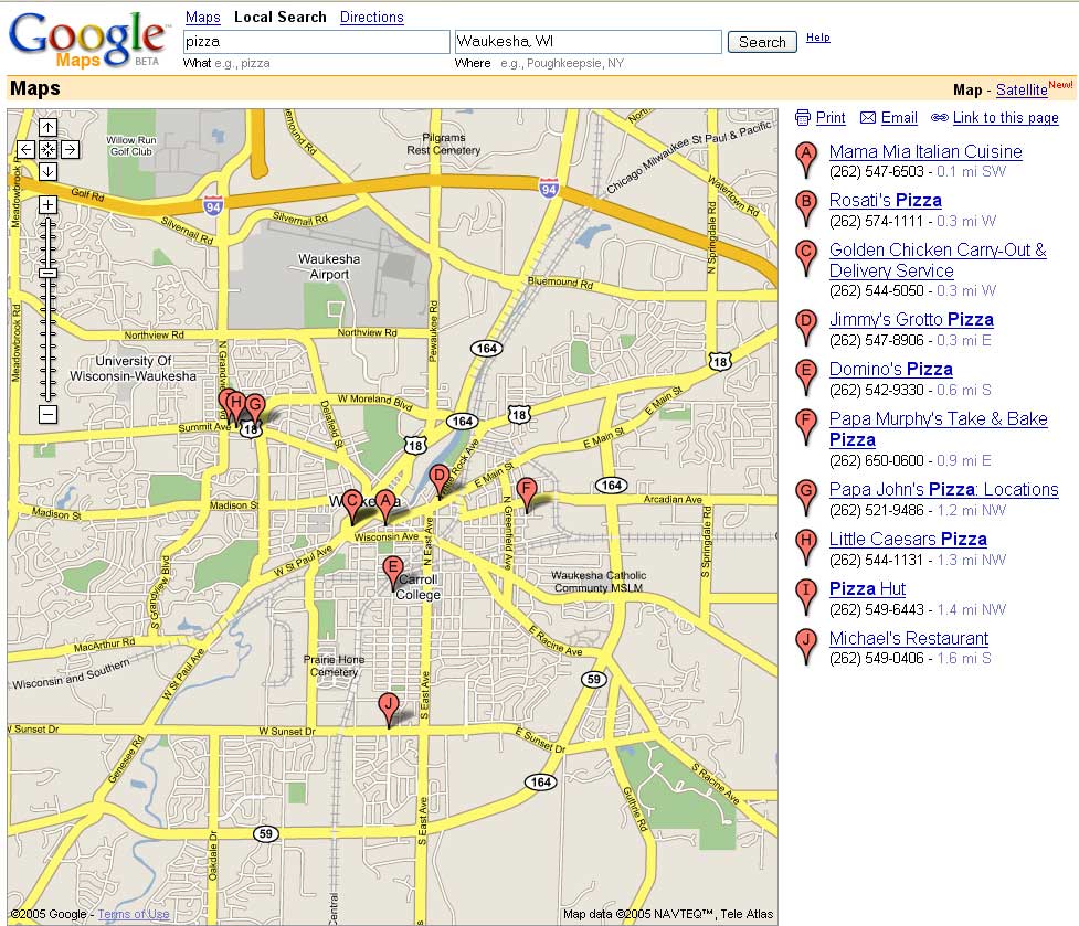 Google Maps: The next generation of online maps - State Cartographer's ...