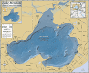 Mendota Lake Map