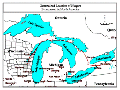 Niagra Escarpment GreatArcMap