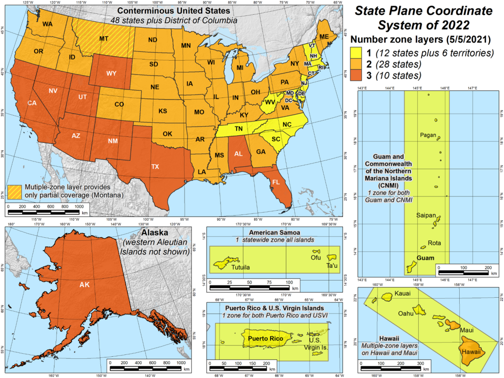 Update on State Plane Coordinate System 2022 State Cartographer